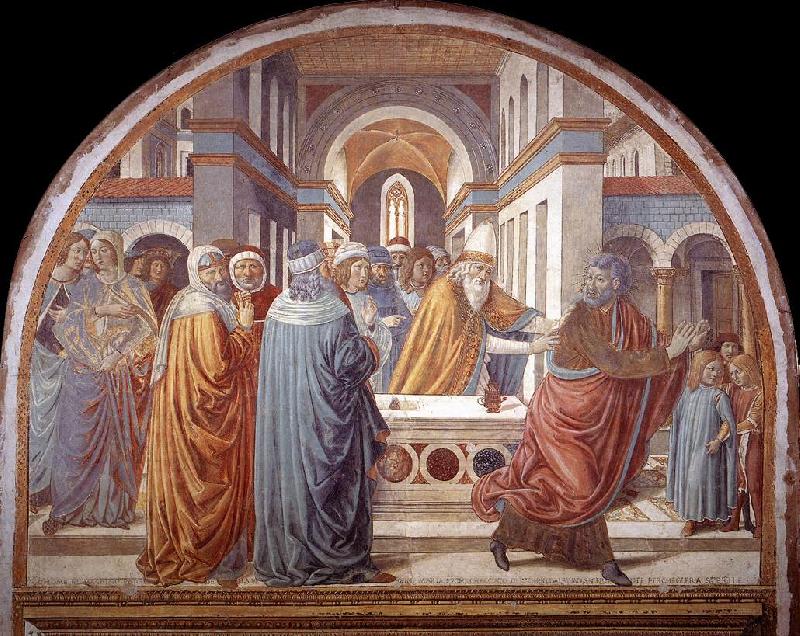 GOZZOLI, Benozzo Expulsion of Joachim from the Temple g